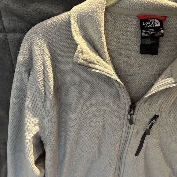 The North Face Mens Gray jacket coat top Sweatshirt Full Zip Size Small - Picture 3 of 7